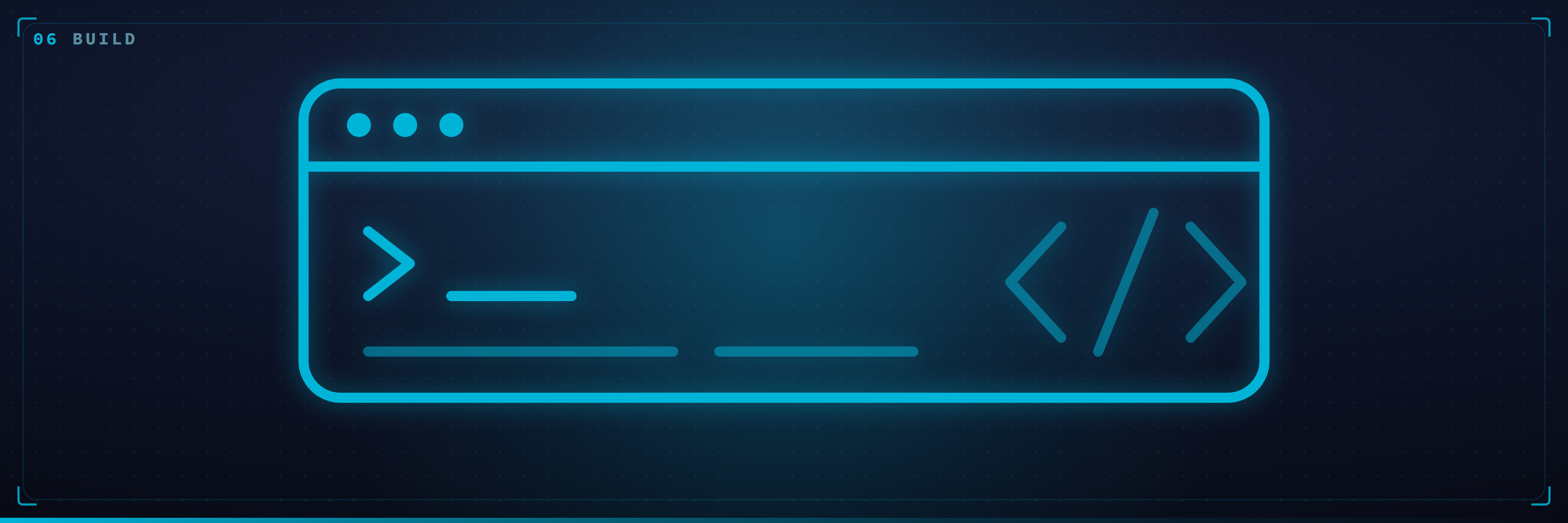 Illustrated terminal window